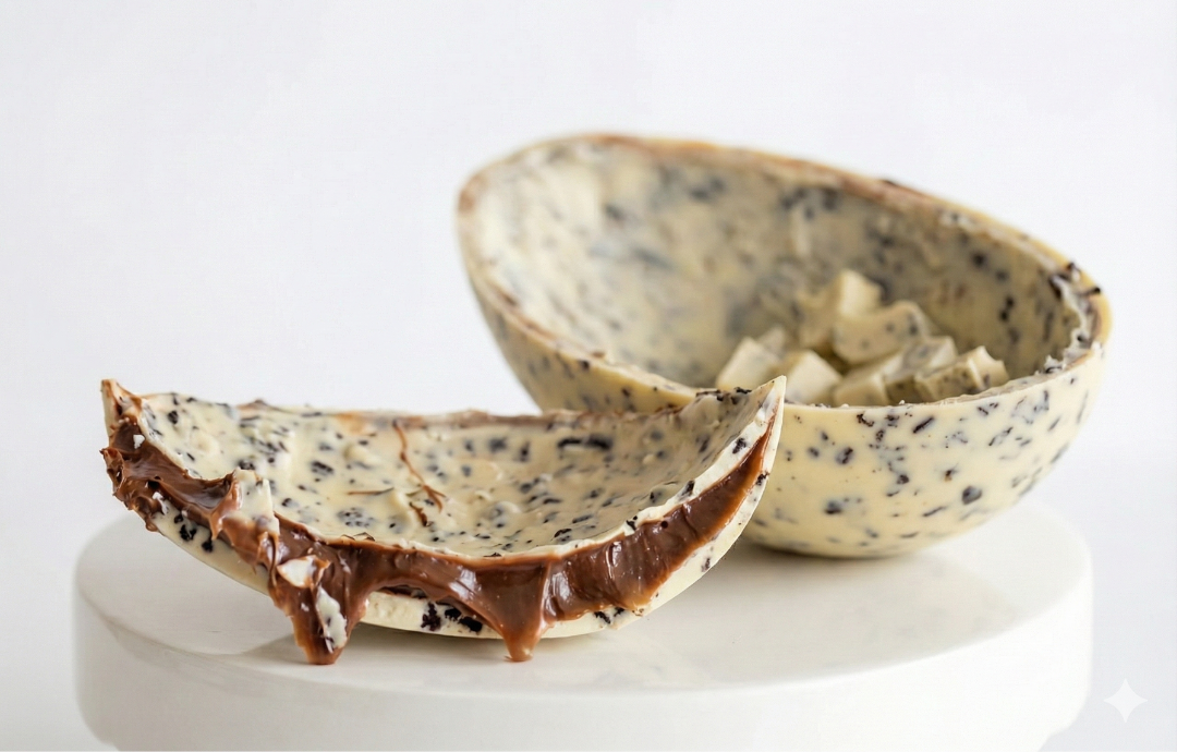 Ovo Trufado Cookies and Cream com Nutella