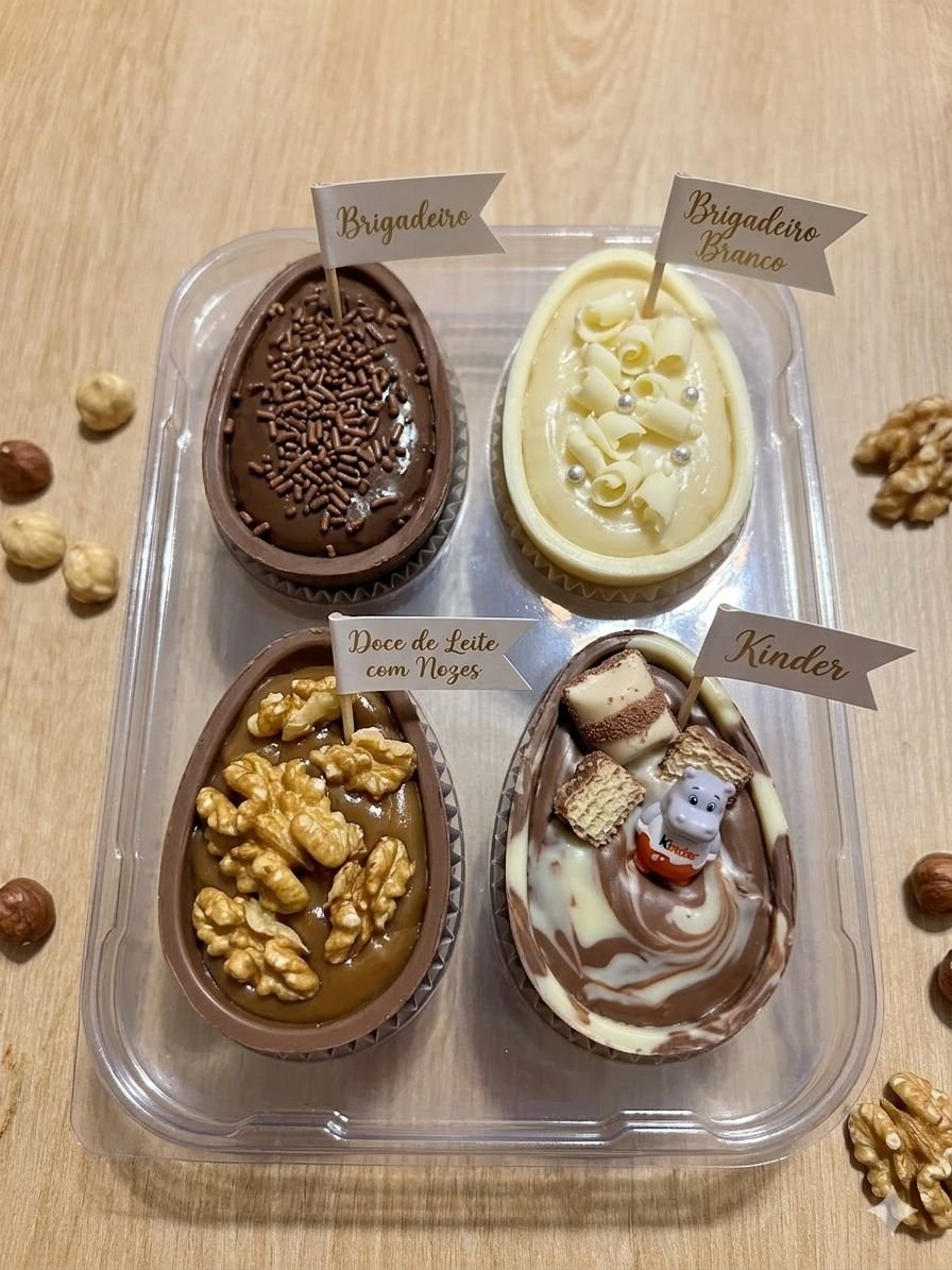 Mini Ovos 4 Unidades